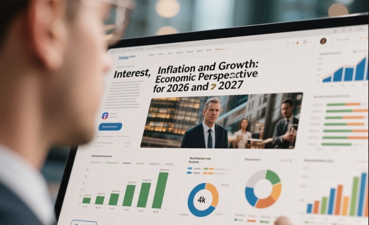 Juros, Inflação e Crescimento: Perspectiva Econômica para 2026 e 2027.